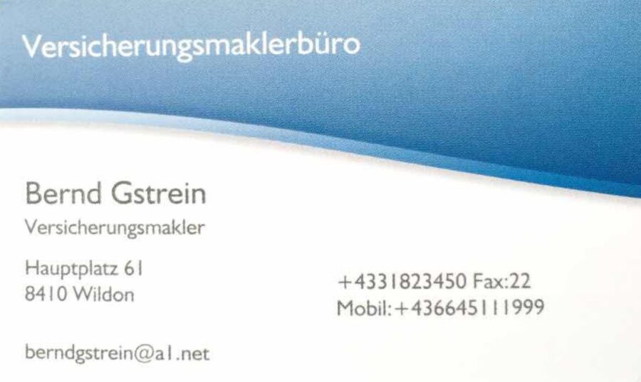 Versicherungsbüro Bernd Gstrein